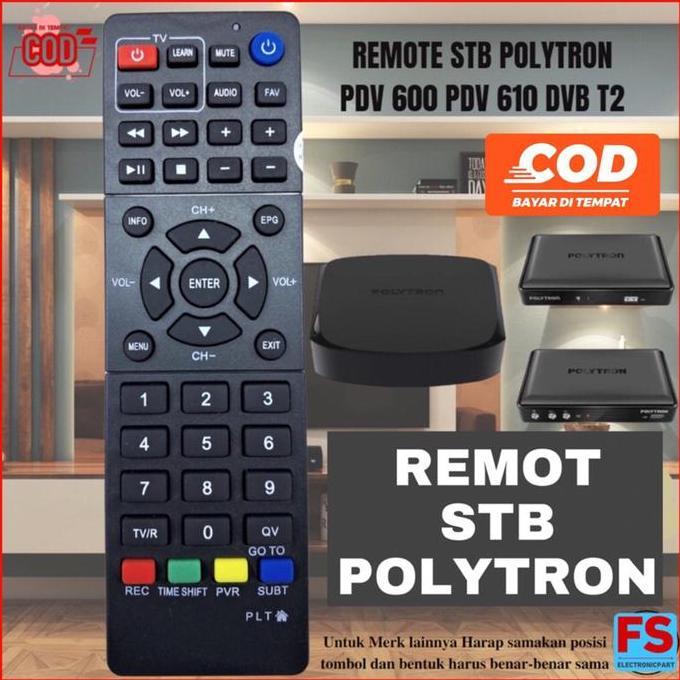 Remot STB Polytron PDV600-PDV610 DVB T2