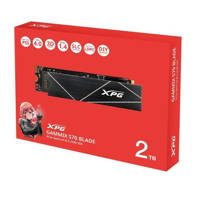 SSD ADATA XPG Gaming GAMMIX S70 BLADE PCIe M.2 NVMe 2TB