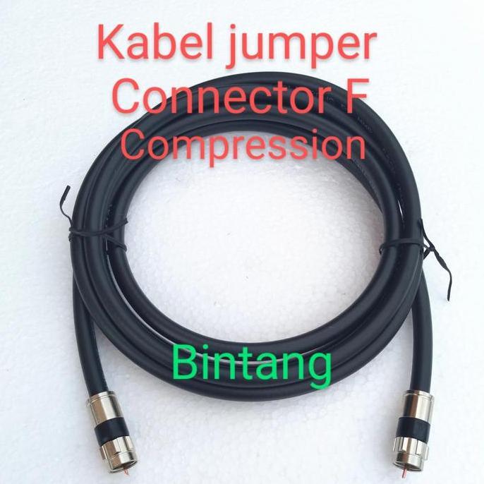 kabel jumper F lnb receiver parabola 2 meter
