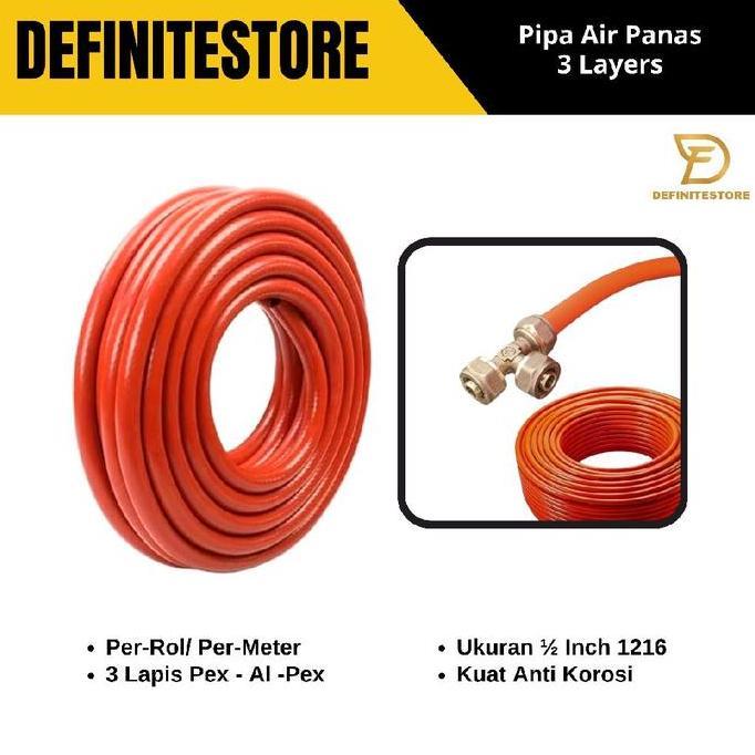 Pipa Air Panas 1/2 Inch Pipa Pex Al Pex Pipa Air 1216 Pipa Model Rifeng Westpex Instalasi Water Heat