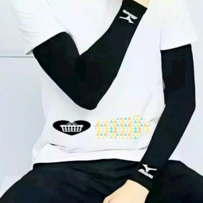 arm sleeve manset tangan pria-wanita sepeda/sarung lengan foli.bersepeda/manset lengan panjang motif