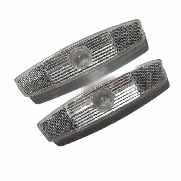 Reflektor Mata Kucing Ruji Oren Putih 2pcs Sepeda