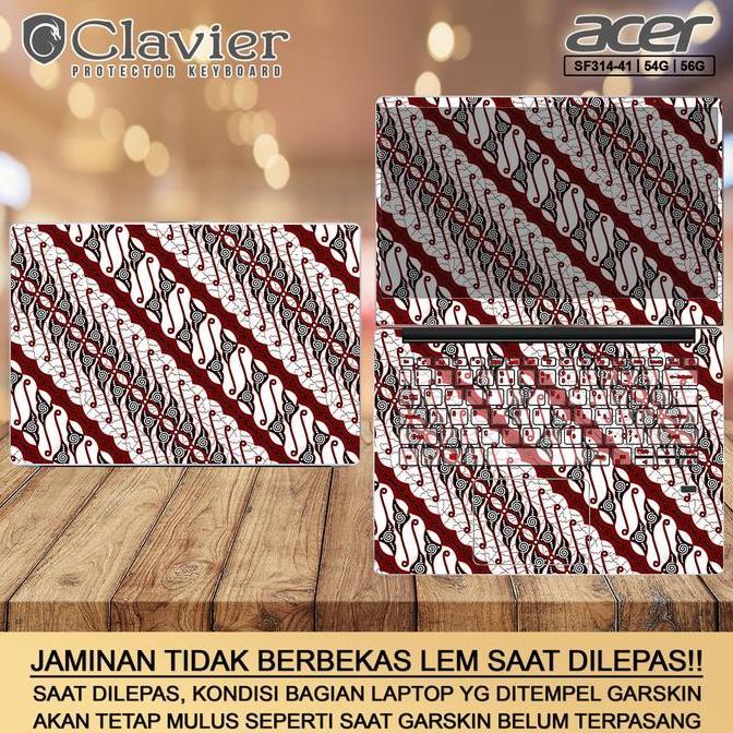 TERMURAH - Cover Garskin Laptop Acer Swift 3 SF314-54G-51WS 51ZK 53QT 543Z Karbon