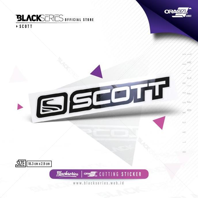Stiker Scott | Stiker Sepeda | Cutting Stiker Scott