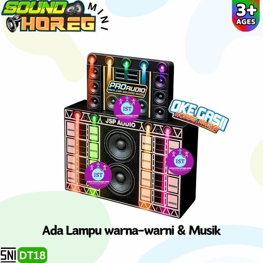 Mainan Miniatur Sound System Horeg Brewog Mini Ada Lampu Musik Okegas