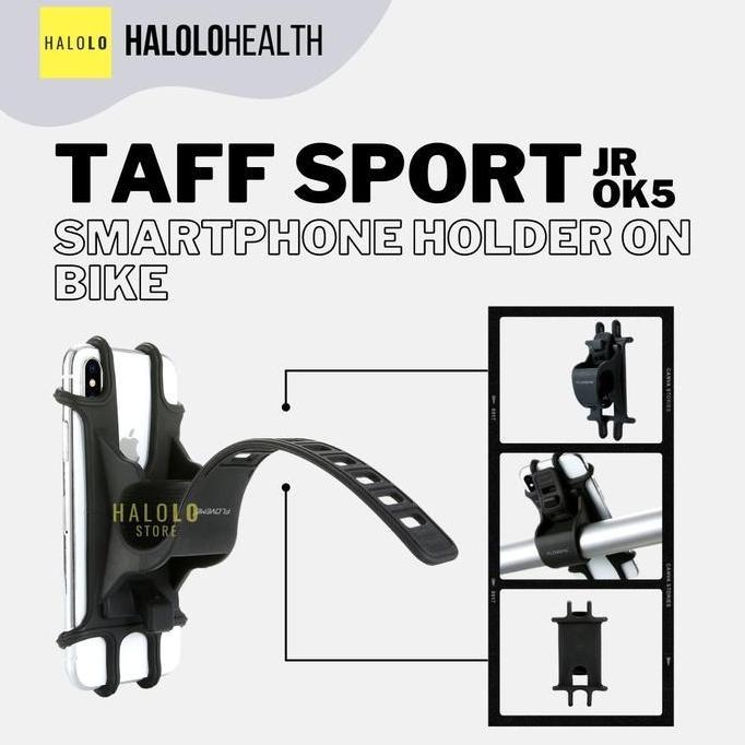 Bike Holder Smartphone TaffSport Phone Holder Sepeda Universal Bicycle Handphone Motor Motorcycle