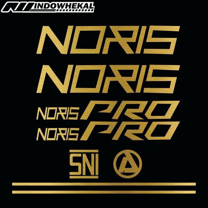 STIKER CUTTING SEPEDA PACIFIC NORIS PRO