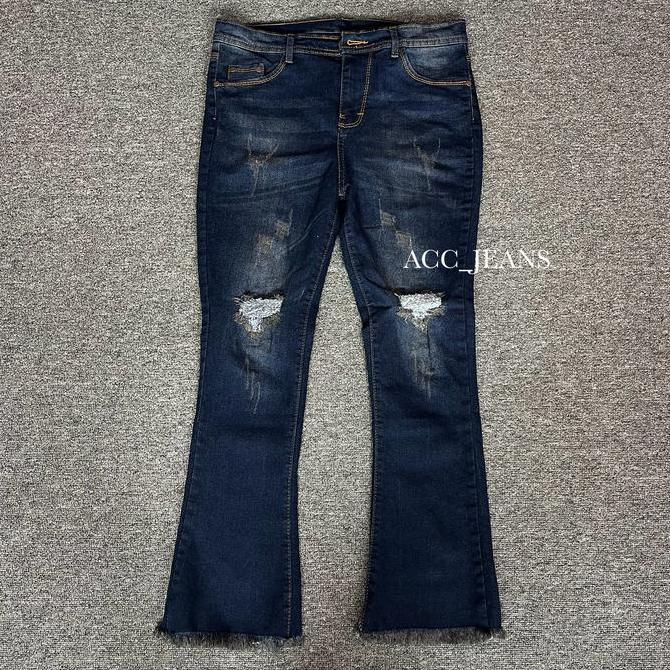 Accjeans.Natasha Cutbray Jeans Sobek Lapis (Tidak Tembus)