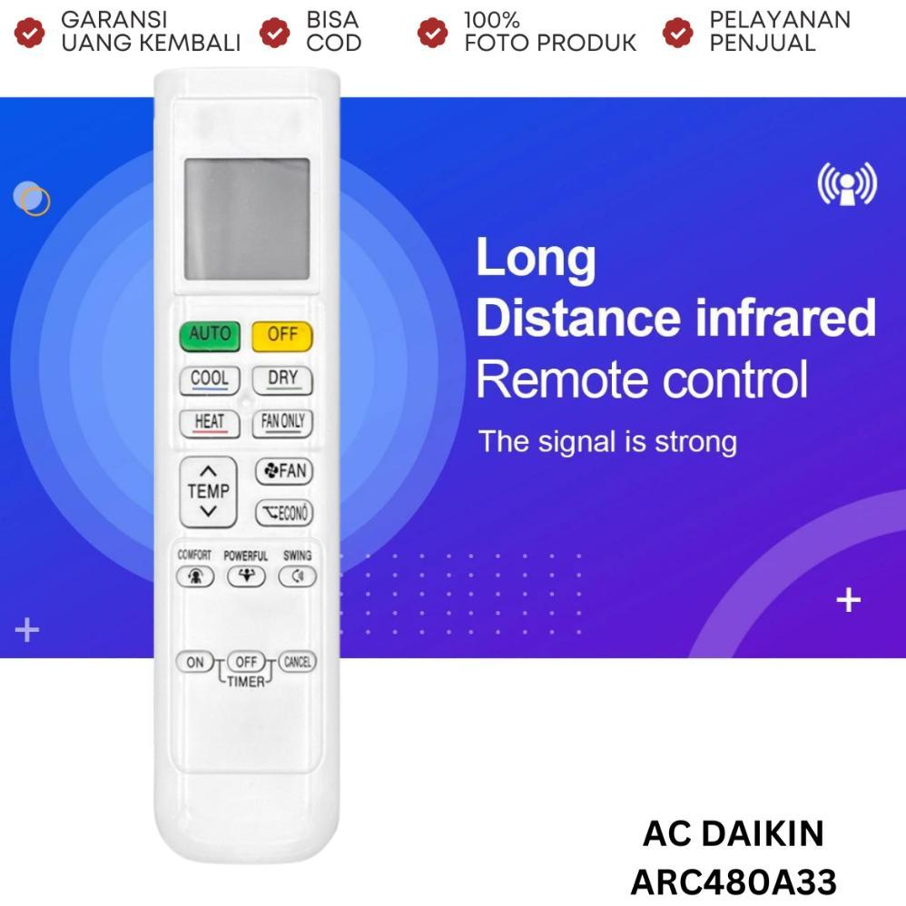 Remote AC Daikin Inverter Multi-S ARC480A33 Baru