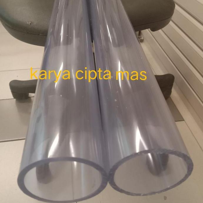 Pipa Pvc Clear Transparan 4" Inch (Pipa Pvc Bening)
