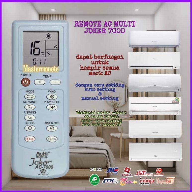 REMOT REMOTE AC MULTI / UNIVERSAL JOKER 7000