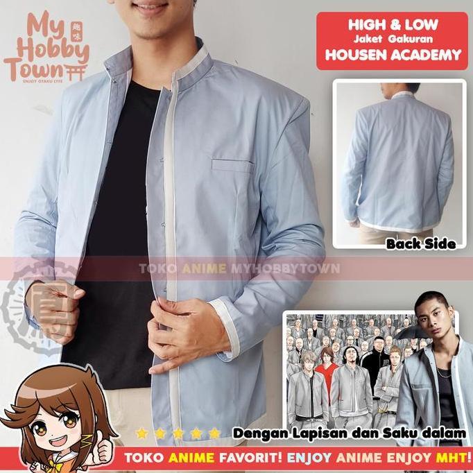 Murah Blazer Jaket Anime Gakuran Crows Zero Worst Housen Academy Cosplay