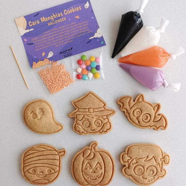 Diy Cookie Kit Halloween Decorate Cookies Decorating Cookies Cookies Hias Menghias Cookies Cookies H