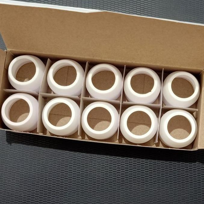 Miliki 10 Pcs Keramik P80 Shield Cup Ceramic Cut Plasma Cut P 80 Cut80A Cut100