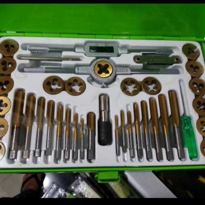 HAND TAP SET TEKIRO HAND TAP TEKIRO SET 40 PCS TAPS AND DIES TEKIRO