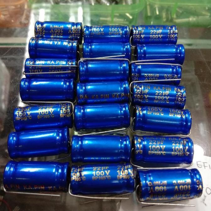Terbaru capasitor nonpolar ukuran 22uf 100v non polar pcmpu55 Kualitas Baik