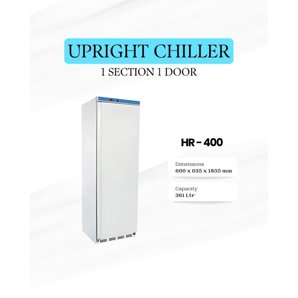 KOMET Upright Chiller HR-400 Kulkas 1 Pintu kapasitas 361 liter