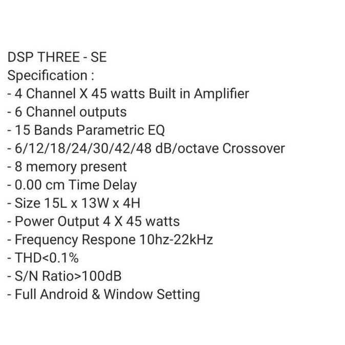 Paket Audio Mobil Momentum Prosesor DSP 3SE 3 SE + Subwoofer SBM 8 Terlaris