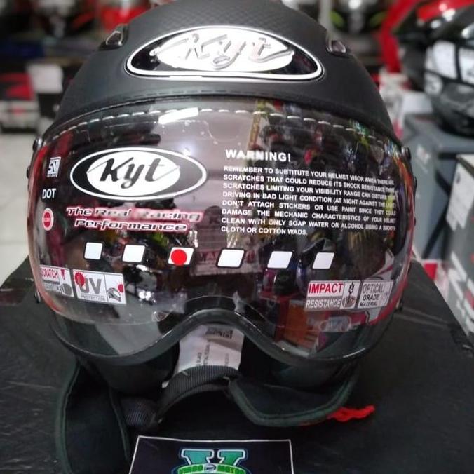 KYT HELM ELSICO 3 BLACK DOFF/GUNMETAL Terlaris