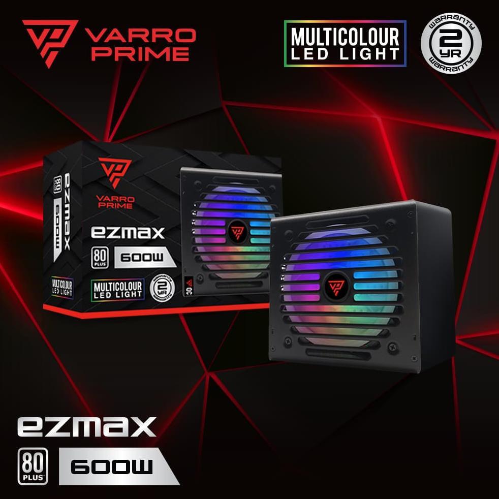 PSU / POWER SUPPLY VARRO EZMAX 600W RGB 80+ Power supply