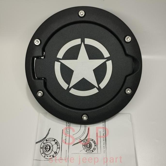 cover tutup tangki bensin jeep wrangler rubicon JK