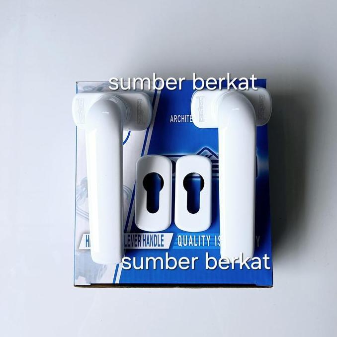 Handle pintu aluminium dekson Lhr 0816 putih