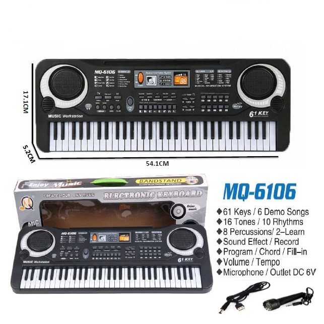 MAINAN ELECTRONIC KEYBOARD MIC MQ-6106