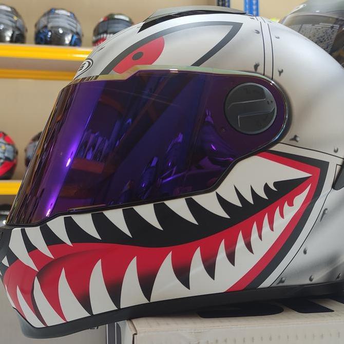 ZEUS VISOR IRIDIUM ZS 811 BLUE