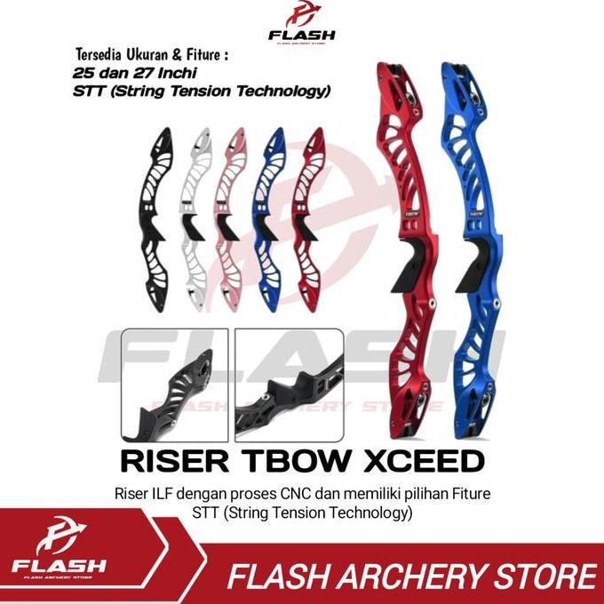 nuifarm - riser panahan recurve ilf tbow xceed cnc machined | riser panah premium