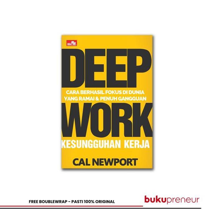 Buku Deep Work - Cal Newport