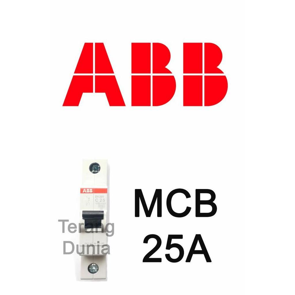 Terjangkau Mcb Abb 25A 1P Mcb 25A Abb 1P Mcb 25A Abb