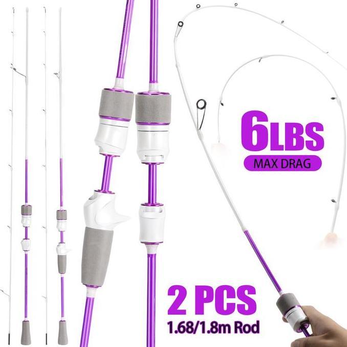 elimasanuk - sougayilang joran pancing ul 1.68-1.8m carbon fiber padat