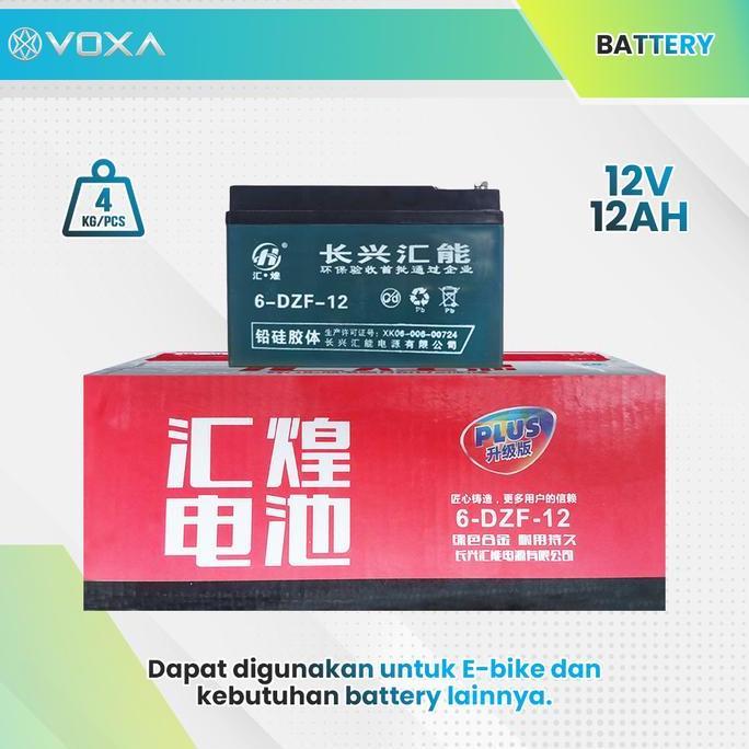 Terlaris Huineng Aki Sepeda Listrik 4Pcs Baterai Uwinfly Goda Selis Exotic Facific United 12V 12Ah 4
