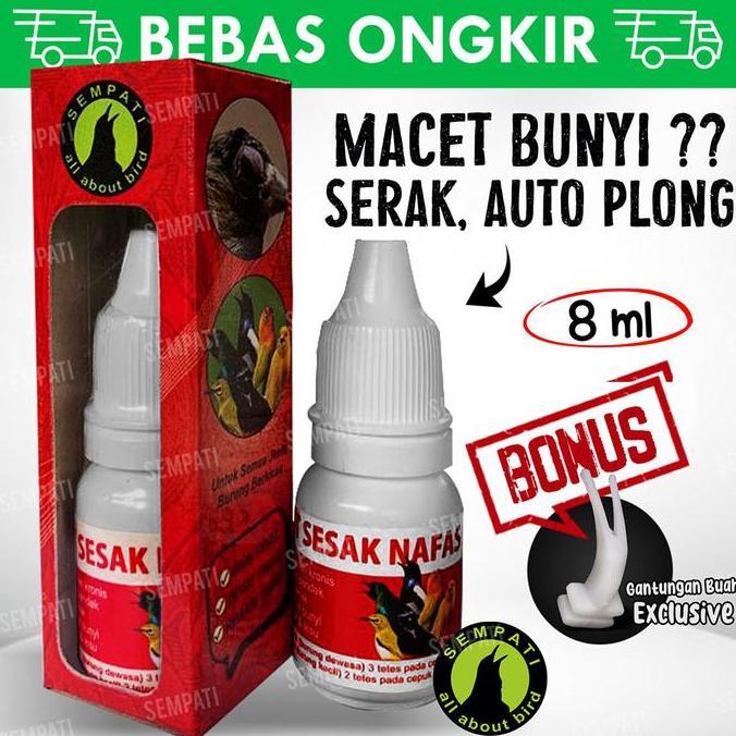 Sempati Obat Sesak Nafas Sempati Vitamin Pengagcor Gacor Konslet Burung Lovebird Murai Macet Serak D