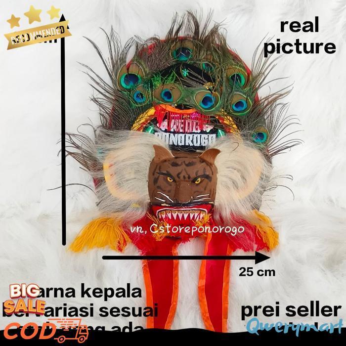 Reog Asli 30 Cm / Reog Anak / Reog Asli / Reog Ponorogo / Reog / Ponorogo / Barongan / Devil / Ganon
