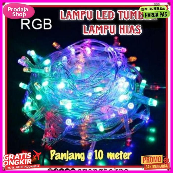 Promo Lampu Led Tumblr / Lampu Natal / Lampu Hias Panjang 10M