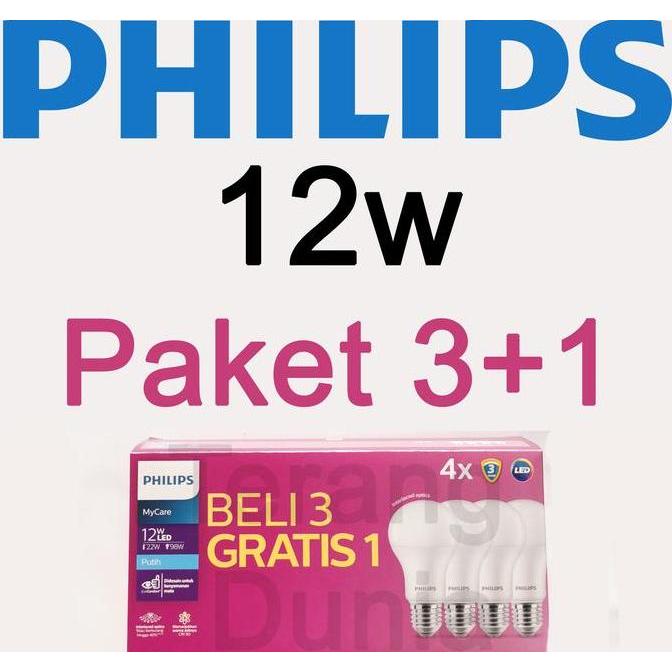 TERMURAH - Philips lampu led 12w Paket Lampu Philips LED 12w Paket 12w Philips