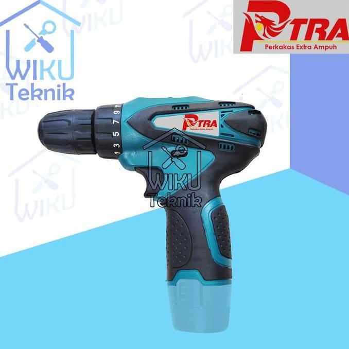 Mesin Bor Cordless Drill 12V PTRA WiKu Mailtank UNIT ONLY TERMURAH
