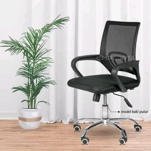 Terlaris Kursi Staff Jaring Kursi Kantor W1 Importa Hitam Office