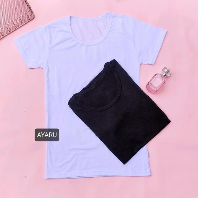 DS186 - MANSET LENGAN PENDEK - MANSET OBLONG LENGAN PENDEK WANITA - INNER LENGAN PENDEK - KAOS WANIT