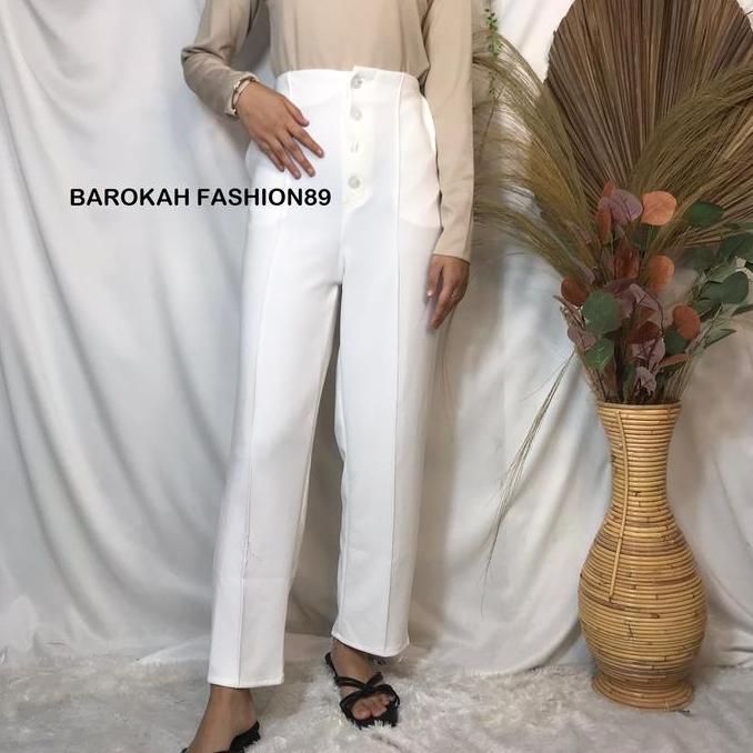 DS193 >> CELANA KULOT LIST KANCING  / CELANA KULOT SCUBA / BASIC PANT / SCUBA