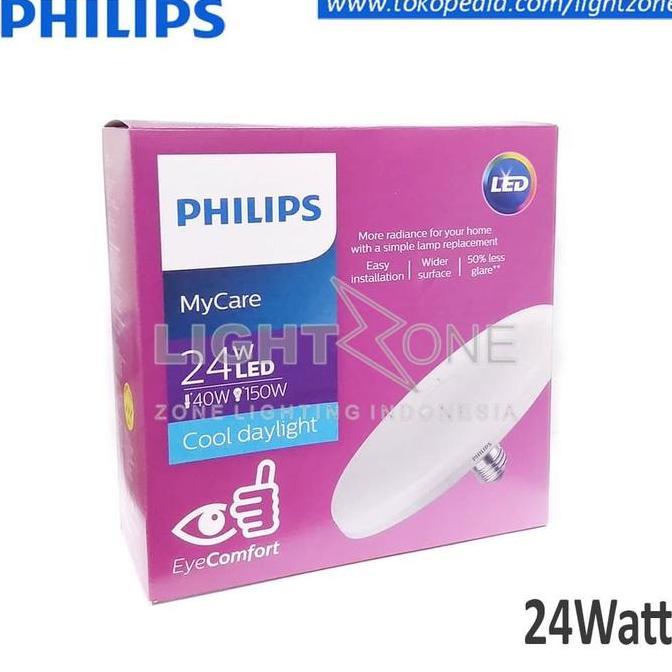 TERBARU - Lampu Philips Led Bulb Ceiling 24 Watt Led UFO