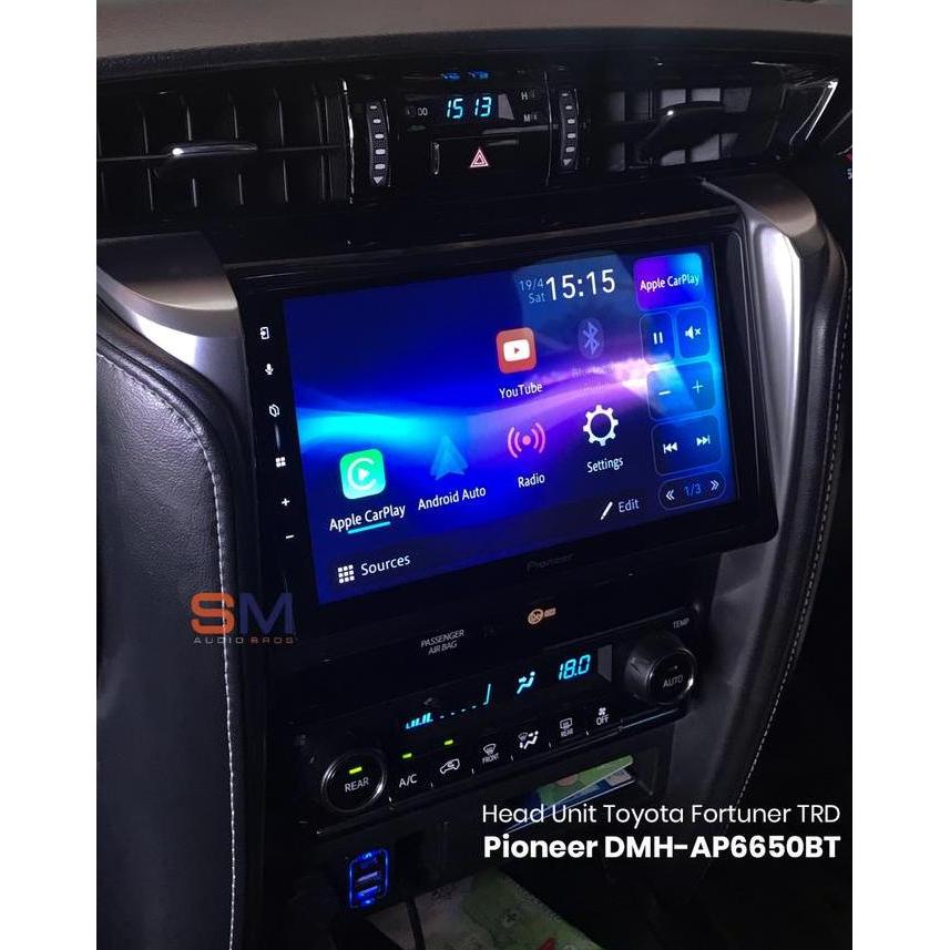 Pioneer DMH AP6650BT Head Unit 9 Inch Wireless Apple Car Play & Android Auto