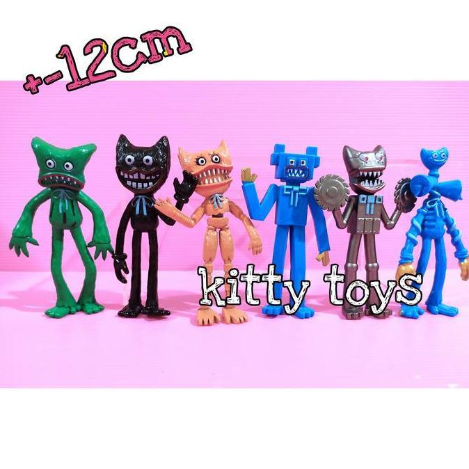 figure monster huggy wuggy kissy missy poppy playtime set