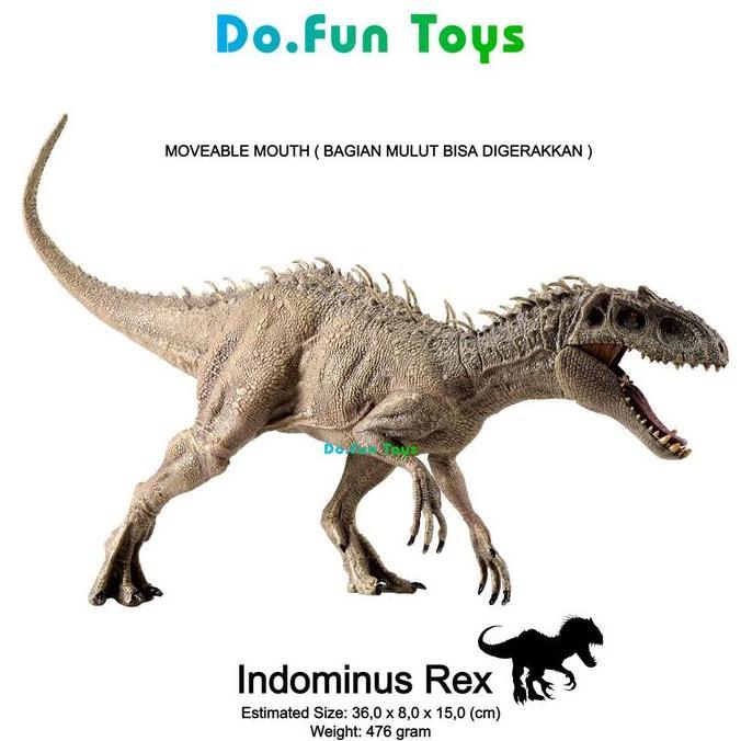 INDOMINUS REX Dinosaurs Figure / Miniatur Dinosaurus INDOMINUS REX