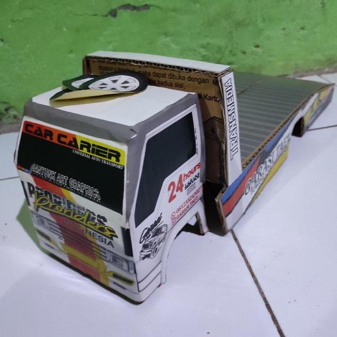 Stiker Miniatur Truk Towwing 2 Lembar