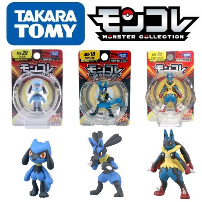Moncolle Lucario Moncolle Mega Lucario Moncolle Riolu Figure Pokemon