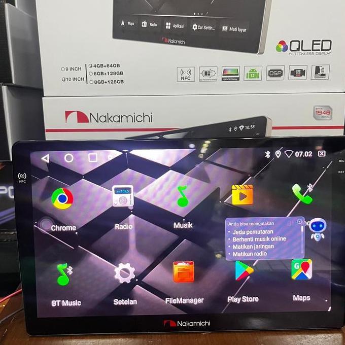 Headunit Android Nakamichi new legend NA3102i Ram 6/128 MKIV