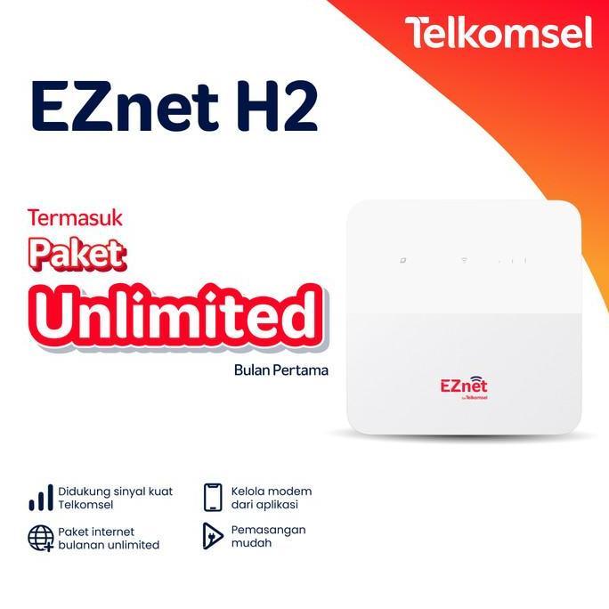 TOP JT" TELKOMSEL EZNET H2 INTERNET MODEM WIFI UNLIMITED