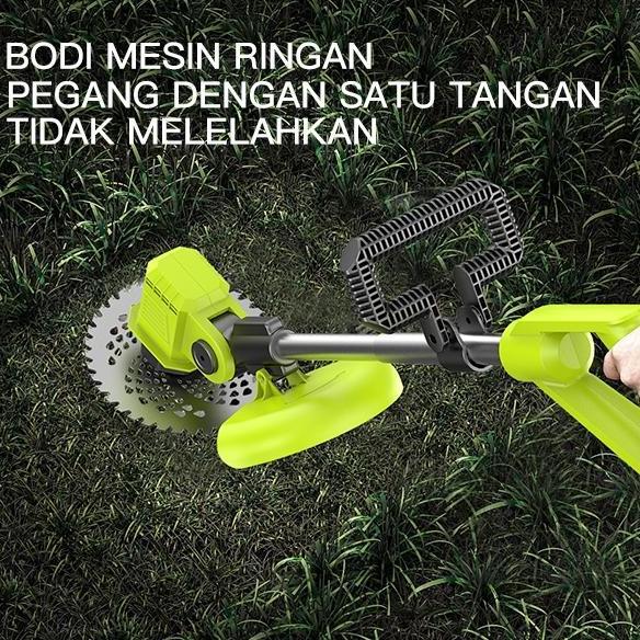 CODZPER Mesin Potong Rumput Pemotong Rumput Listrik Pemangkas Rumput dengan Baterai Li-ion ZP003 ala